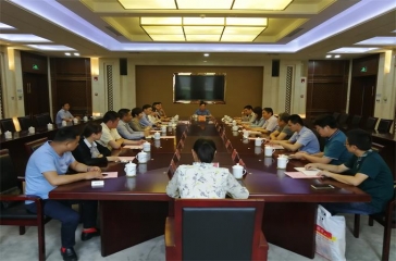 淮安市臺(tái)辦、臺(tái)企代表與超大集團(tuán)座談